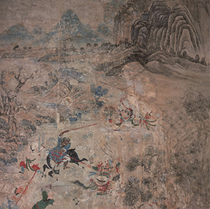 Shaolin Mural- Kinnara Painting II