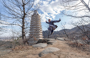 Martial Arts Practice of Shaolin Monks