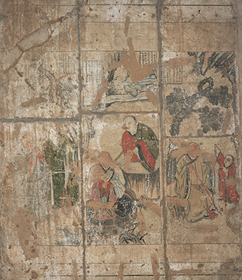 Shaolin Mural--the Eastern mural of the northern wall at the Founder Nunnery in Shaolin Temple