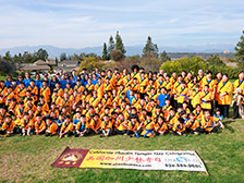 美国洛杉矶少林功夫禅学院举办庆祝“嵩山少林寺日”活动
